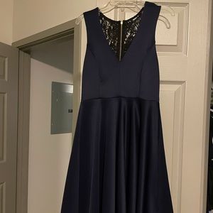 Altar’d State Smooth Navy Skater Dress - Like New -S